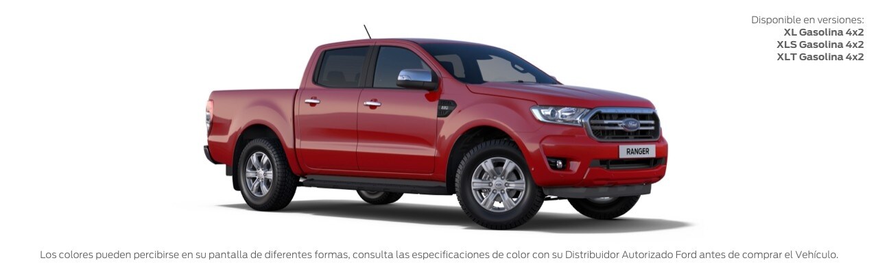 La Camioneta Pick Up Todoterreno, para Trabajo y Aventura Ford Ranger 2022 color Rojo Racing