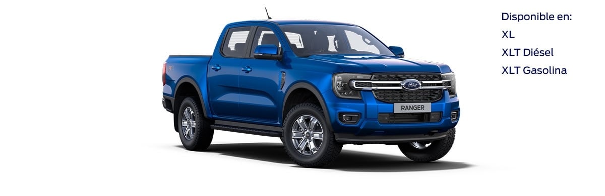 Ford Ranger 2023, Camioneta Pickup Nueva Generación en color Azul Relámpago