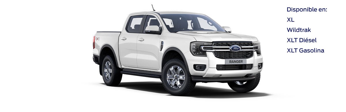 Ford Ranger 2023, Camioneta Pickup Nueva Generación en color Blanco Nieve