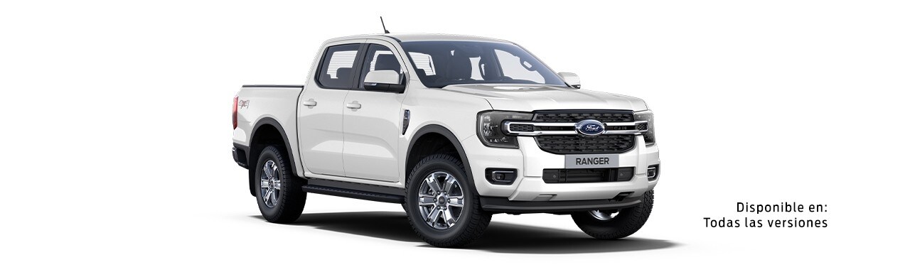 Ford Ranger 2024, Camioneta Pickup 4x4 de Gran Capacidad y Tecnología en Color Blanco Nieve