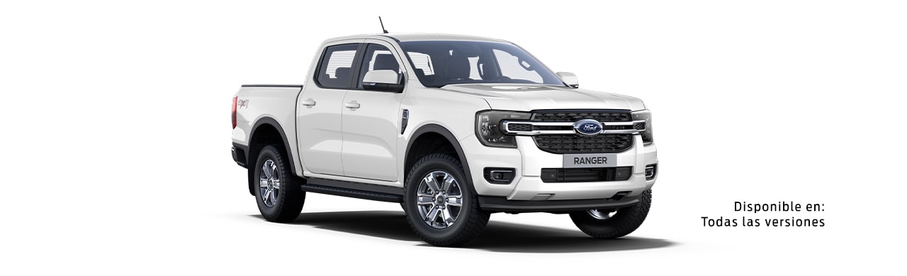 Ford Ranger 2024, Camioneta Pickup 4x4 de Gran Capacidad y Tecnología en Color Blanco Nieve