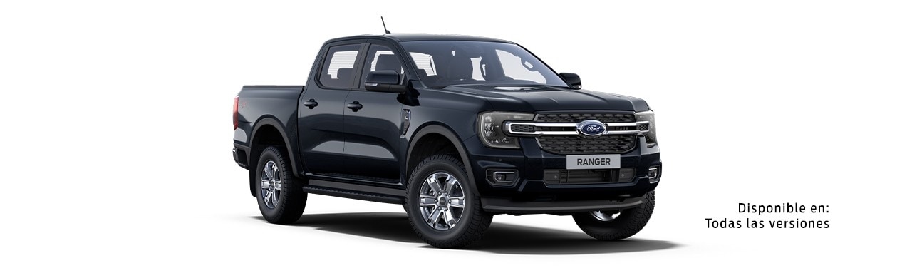 Ford Ranger 2024, Camioneta Pickup 4x4 de Gran Capacidad y Tecnología en Color Negro Obsidiana