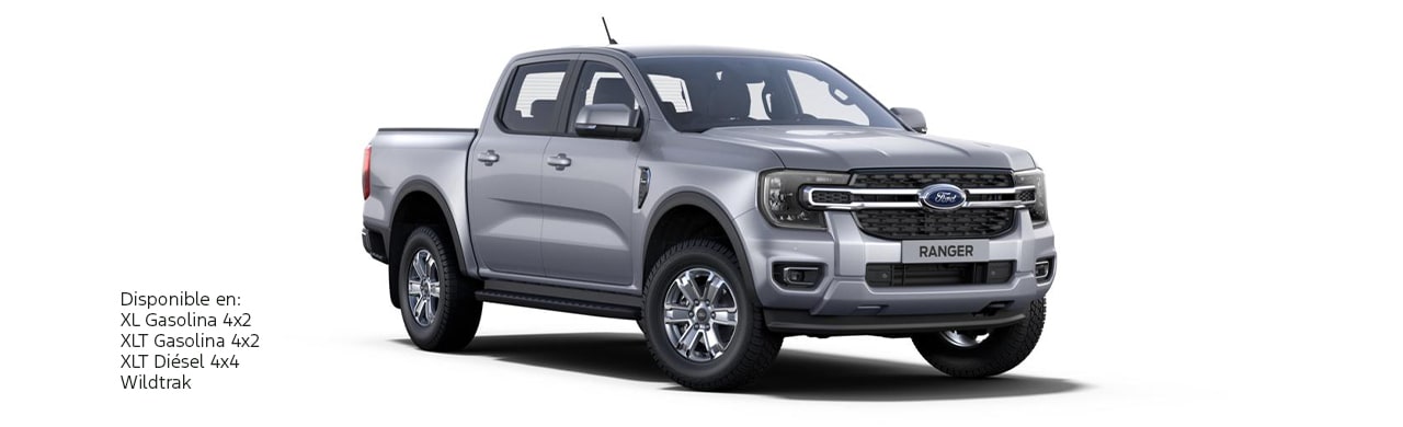 Ford Ranger 2025, Camioneta Pickup 4x4 de Gran Capacidad y Tecnología en Color Plata Gris