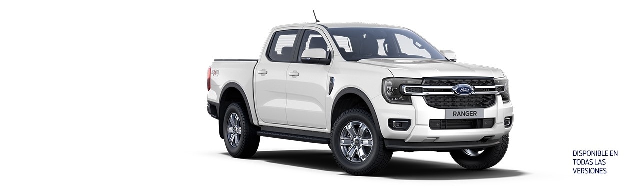Ford Ranger 2026, Camioneta Pickup 4x4 de Gran Capacidad y Tecnología en Color Blanco Nieve