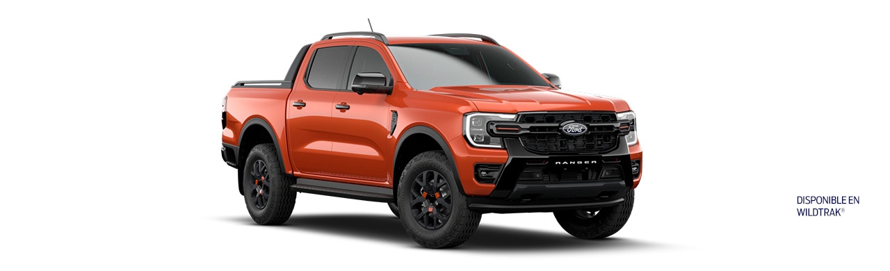 Ford Ranger 2027, Camioneta Pickup 4x4 de Gran Diseño y Tecnología en Color Naranja Metálico