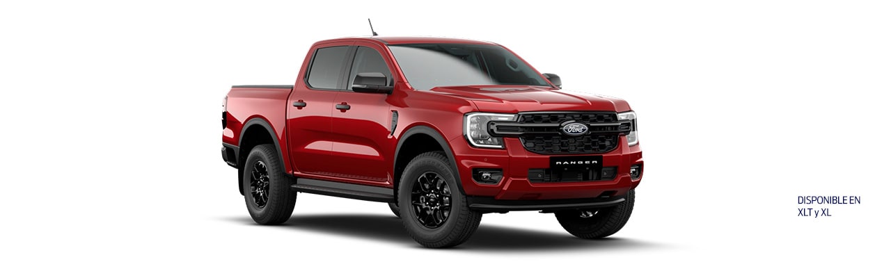 Ford Ranger 2027, Camioneta Pickup 4x4 de Gran Capacidad y Tecnología en Color Rojo Cereza