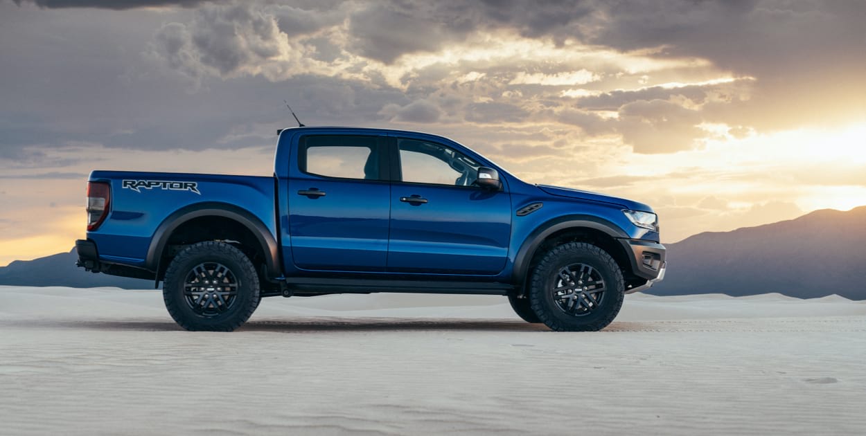 Gráficos distintivos de la Familia Ford Ranger Raptor, poderosa Bestia todoterreno