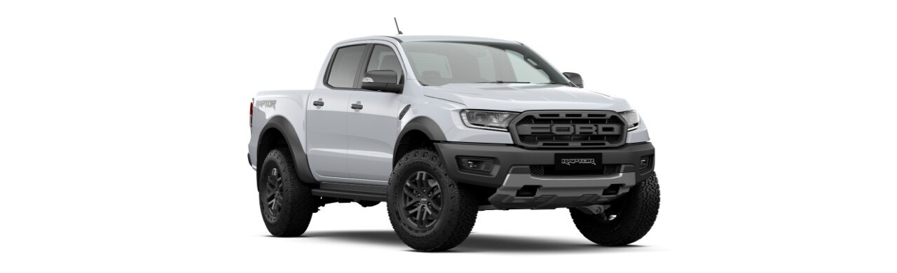 Camioneta Pickup Todoterreno Ford Ranger Raptor 2022 en Color Blanco Nieve