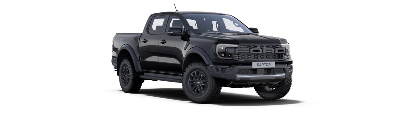 Camioneta Pickup Todoterreno Ford Ranger Raptor 2023 en Color Negro Ocaso