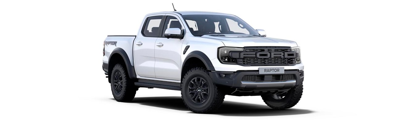 Ford Ranger Raptor 2025, Camioneta Pickup 4x4 de Gran Equipamiento Todoterreno Color Blanco Ártico