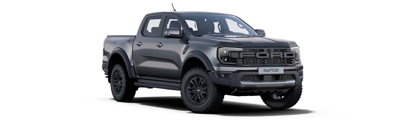 Ford Ranger Raptor 2025, Camioneta Pickup 4x4 de Gran Equipamiento Todoterreno Color Gris Acero