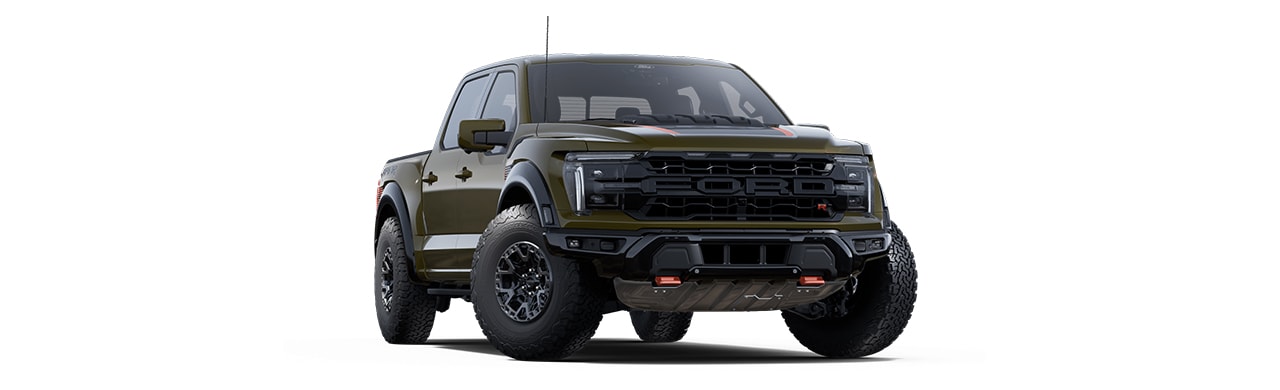 Ford Lobo Raptor 2025, Camioneta Pickup para Off-Road en Color Verde Cieno