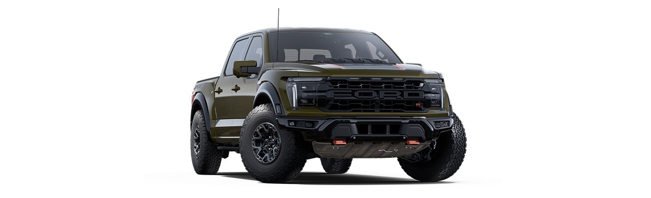 Ford Lobo Raptor 2025, Camioneta Pickup para Off-Road en Color Verde Cieno