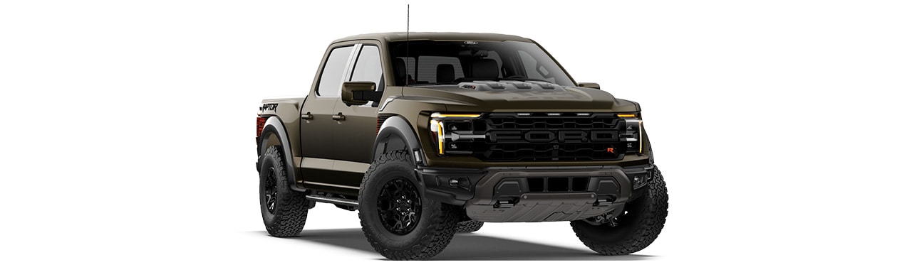 Ford Lobo Raptor 2026, Camioneta Pickup de Alto Rendimiento para Off-Road en Color Verde Cieno