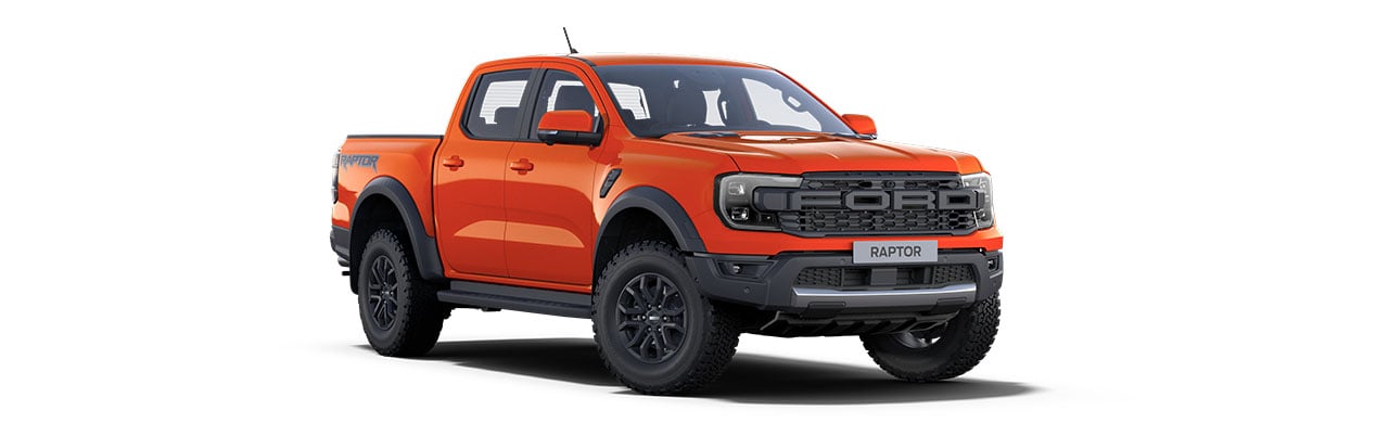 Ford Ranger Raptor 2026, Camioneta Pickup 4x4 de Gran Potencia y Capacidad en color Naranja Lava