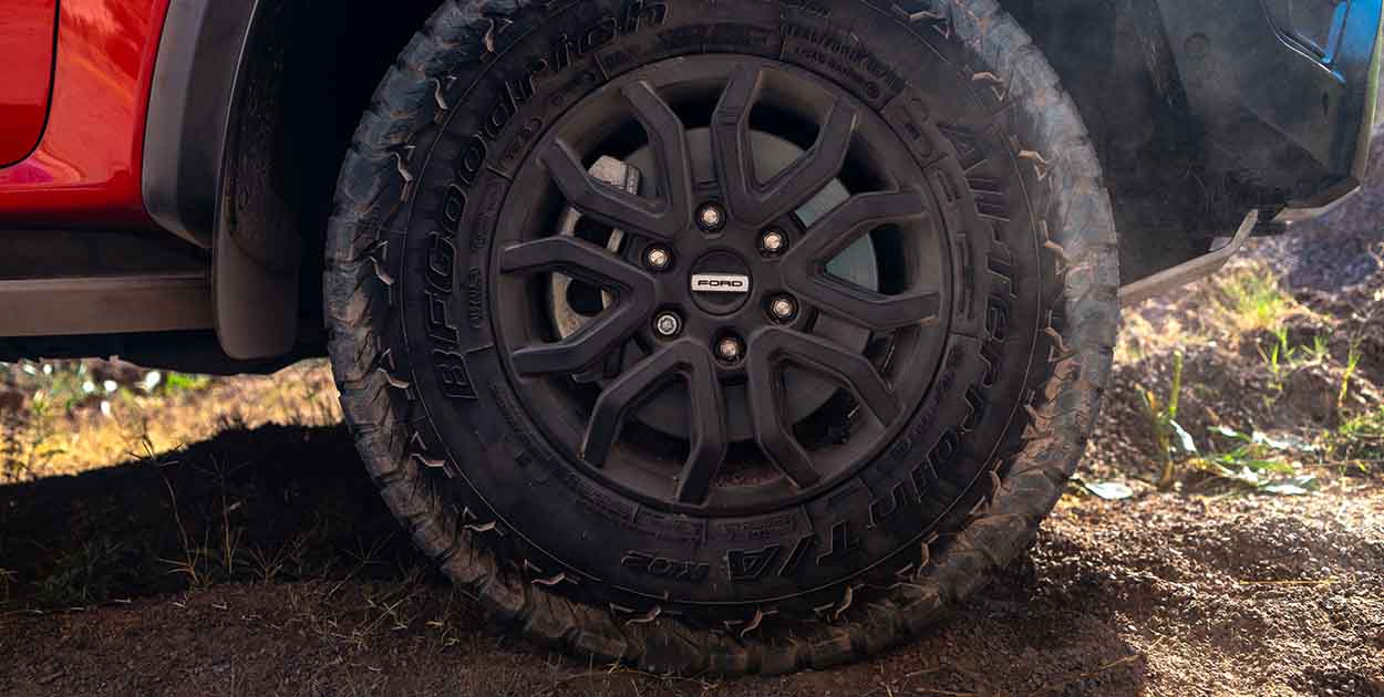 Ford Ranger Raptor 2026 equipa de serie llantas Todoterreno BFGoodrich exclusivas de versión Raptor