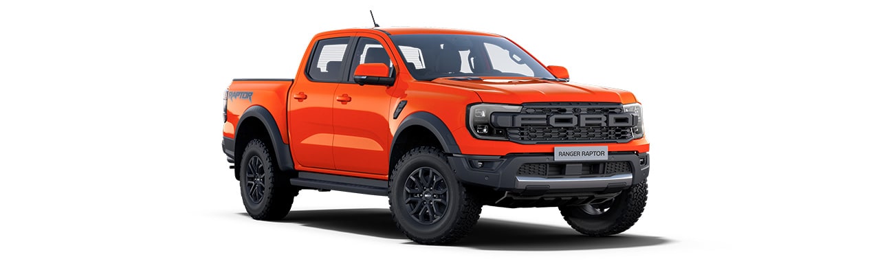 Ford Ranger Raptor 2027, Camioneta Pickup 4x4 de Gran Potencia y Capacidad en color Naranja Lava
