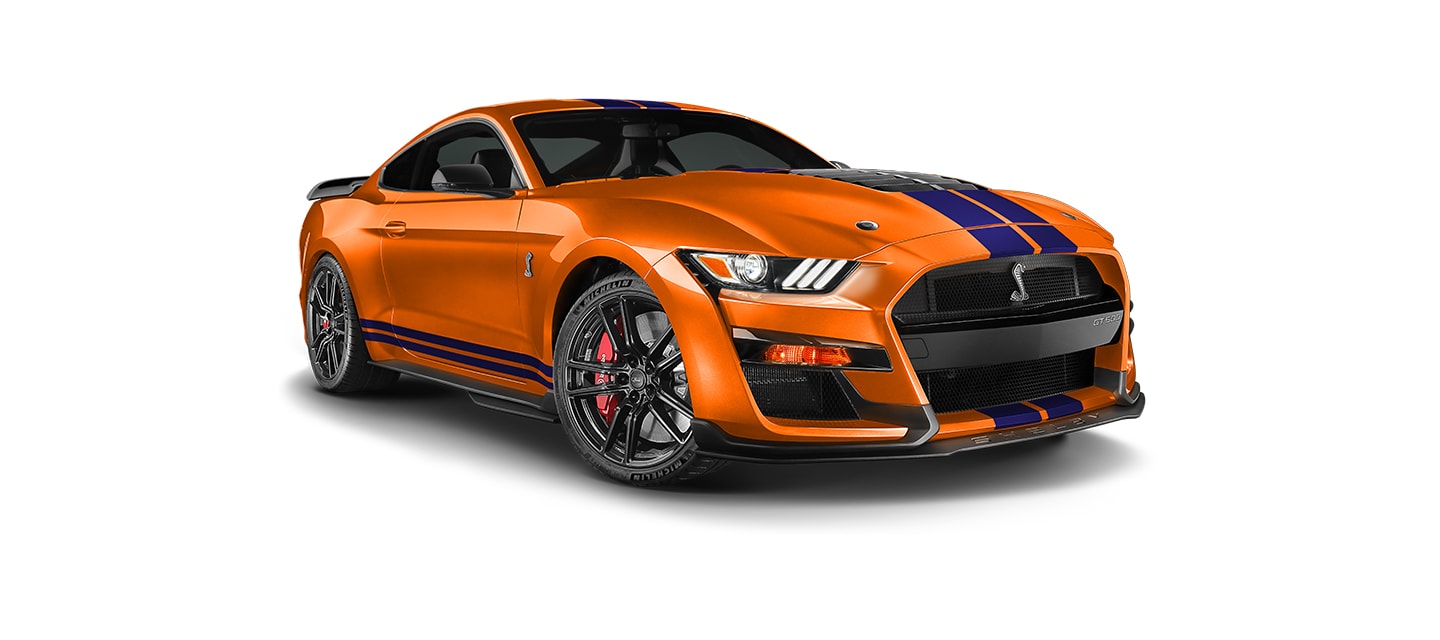 Naranja Tornado con Franjas Azules
