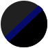 Negro Ocaso con Franjas Azules