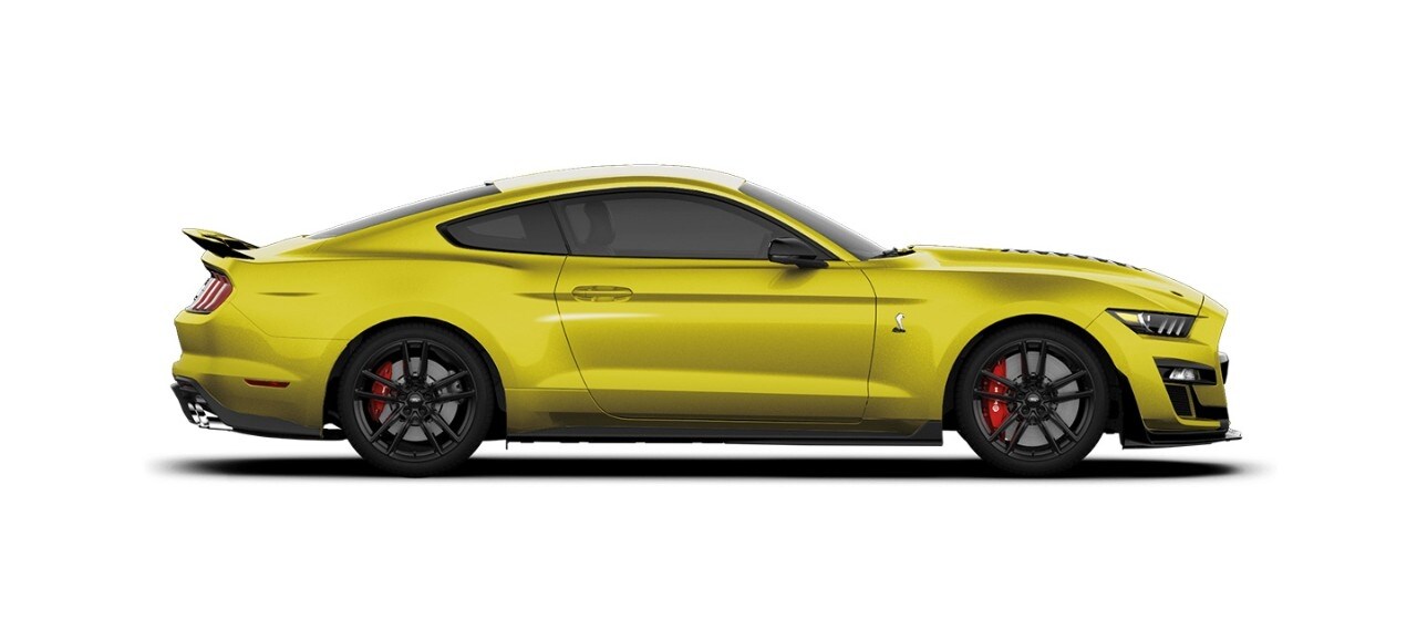 Mustang Shelby GT500 2021 el Deportivo Street Legal Más Potente de Ford en color Verde Limón