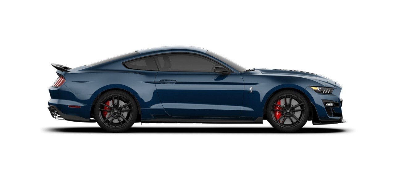 Mustang Shelby GT500 2021 el Deportivo Street Legal Más Potente de Ford en color Azul Cobalto