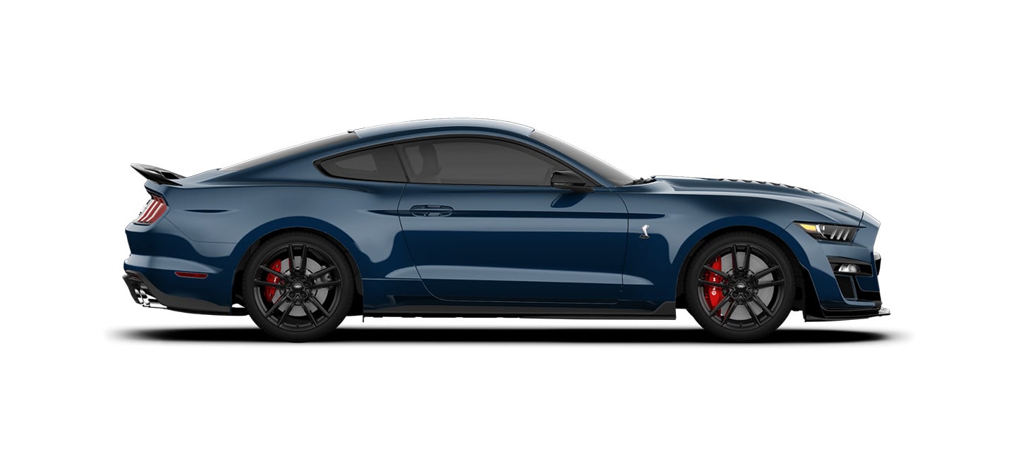 Mustang Shelby GT500 2021 el Deportivo Street Legal Más Potente de Ford en color Azul Cobalto