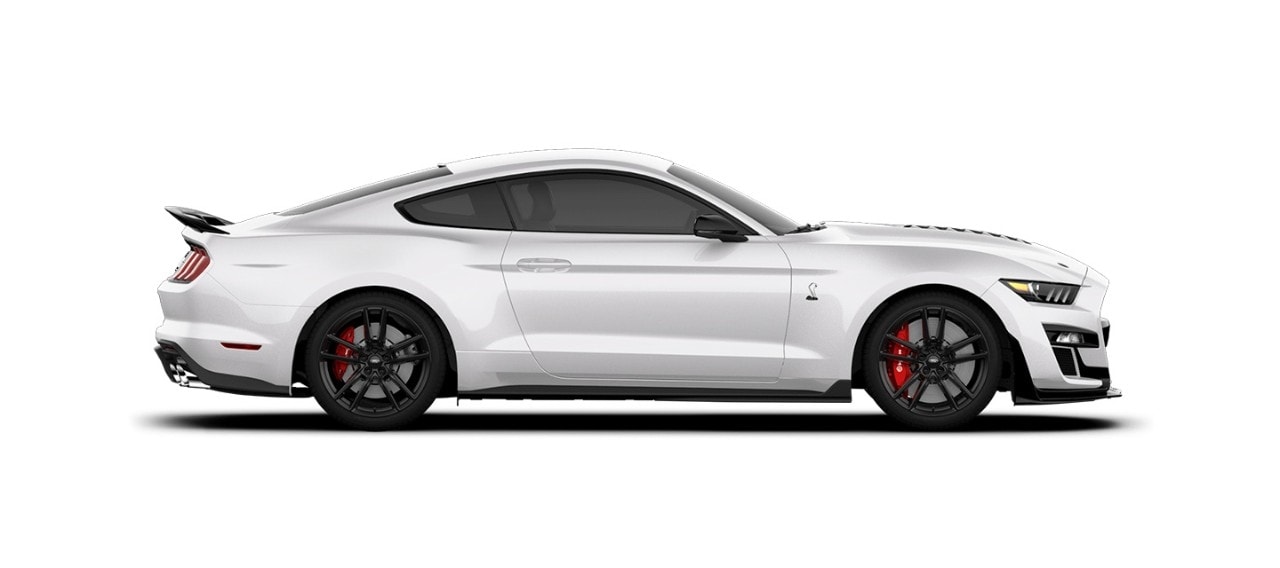Mustang Shelby GT500 2021 el Deportivo Street Legal Más Potente de Ford en color Blanco Oxford