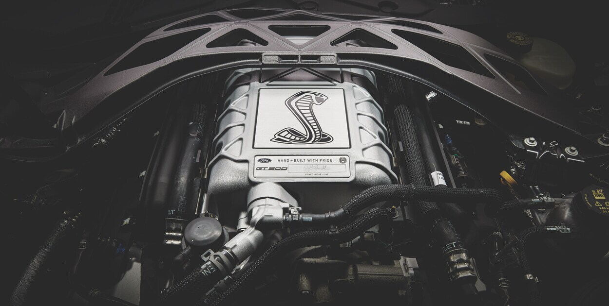 Potente Motor 5L V8 Turbocargado 760 HP Ford Mustang Shelby GT500 2022