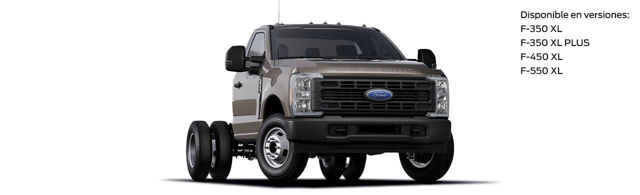 Ford Super Duty Chasis 2023, Versiones F350, F450 y F550 Disponible en color Gris Piedra