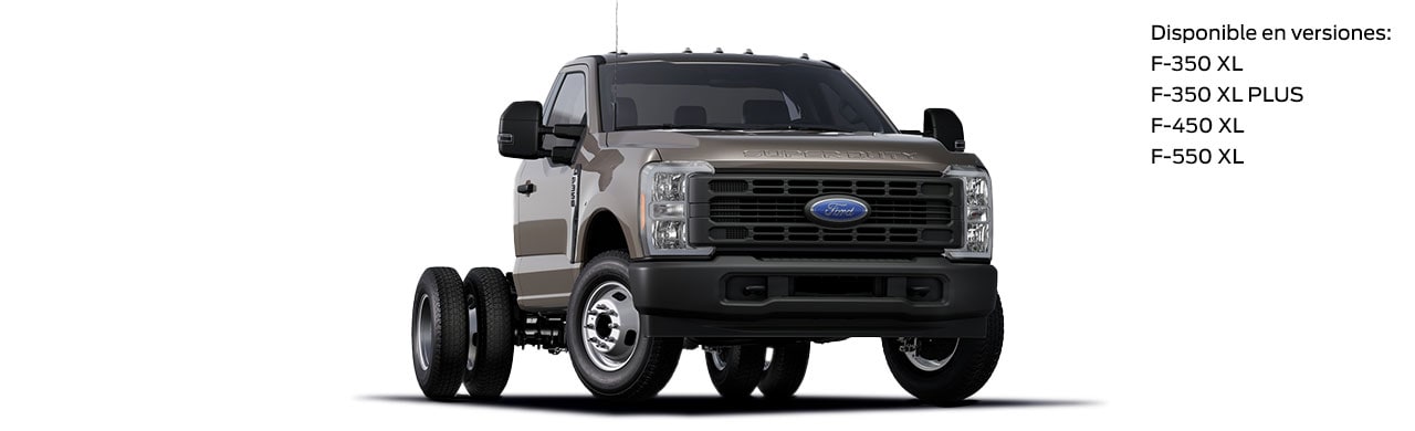 Ford Super Duty Chasis 2023, Versiones F350, F450 y F550 Disponible en color Gris Piedra