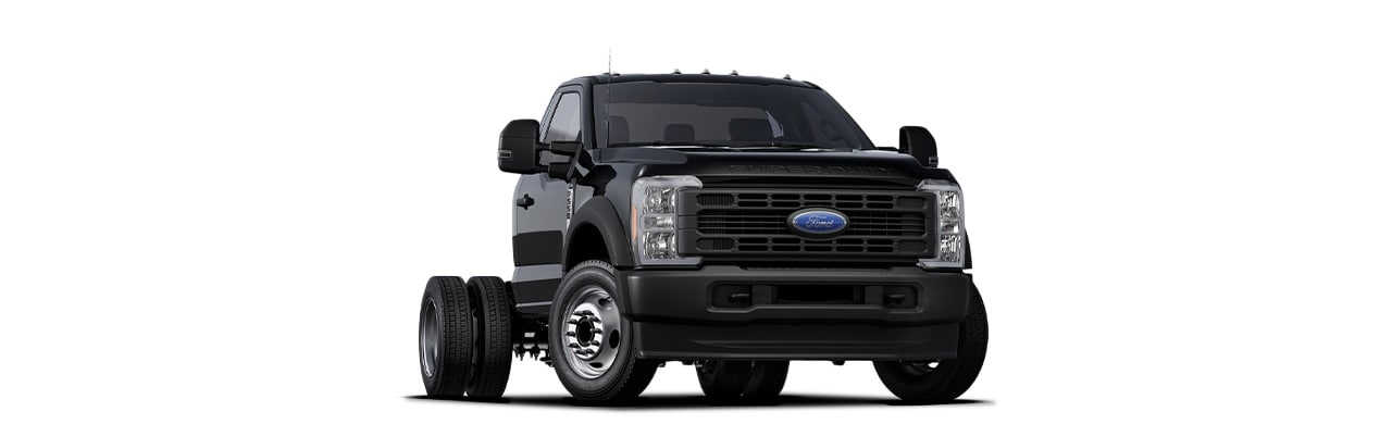 Ford Super Duty Chasis 2024, Versiones F350, F450 y F550 Disponible en color Negro Obsidiana