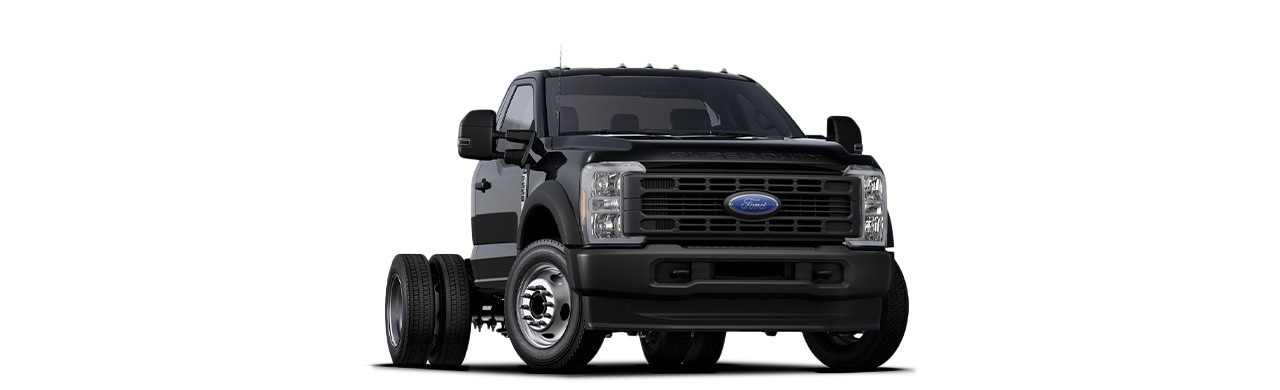 Ford Super Duty Chasis 2024, Versiones F350, F450 y F550 Disponible en color Negro Obsidiana