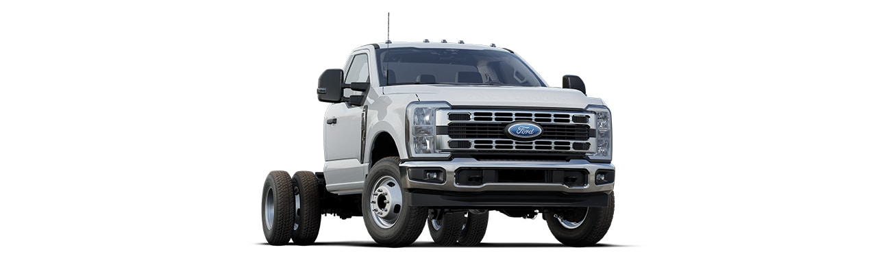 Ford Super Duty Chasis 2026, Versiones F350, F450 y F550 Disponible en color Blanco Oxford