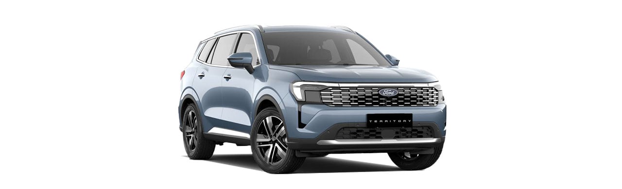 Ford Territory HEV 2026, Camioneta SUV Híbrida de Gran Equipamiento y Tecnología Color Ázul Ártico