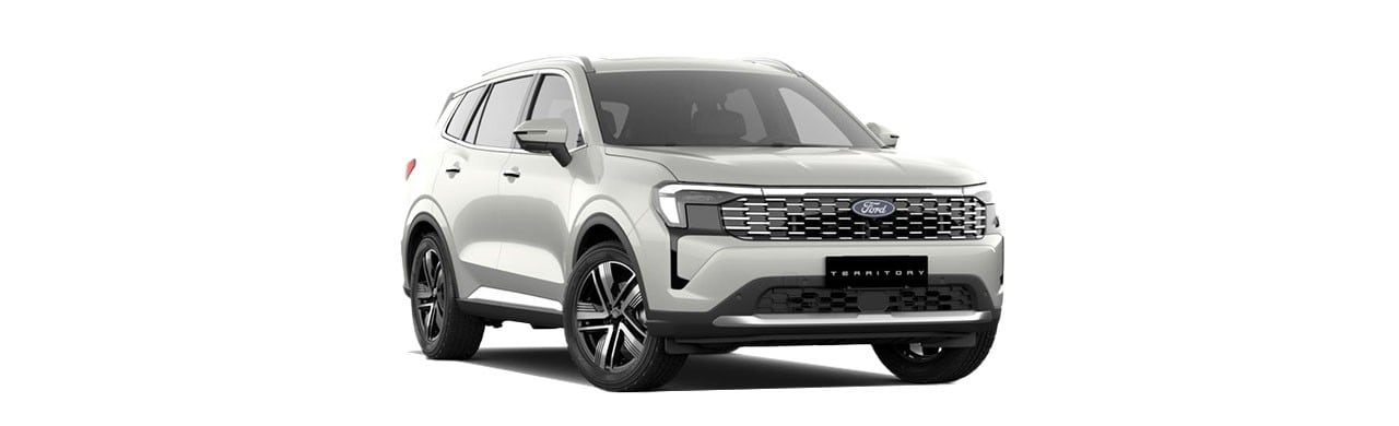 Ford Territory HEV 2026, Camioneta SUV Híbrida de Gran Equipamiento y Tecnología Color Blanco Perla