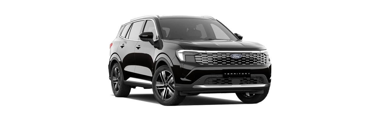 Ford Territory HEV 2026, Camioneta SUV Híbrida de Gran Equipamiento y Tecnología Color Negro Brillante