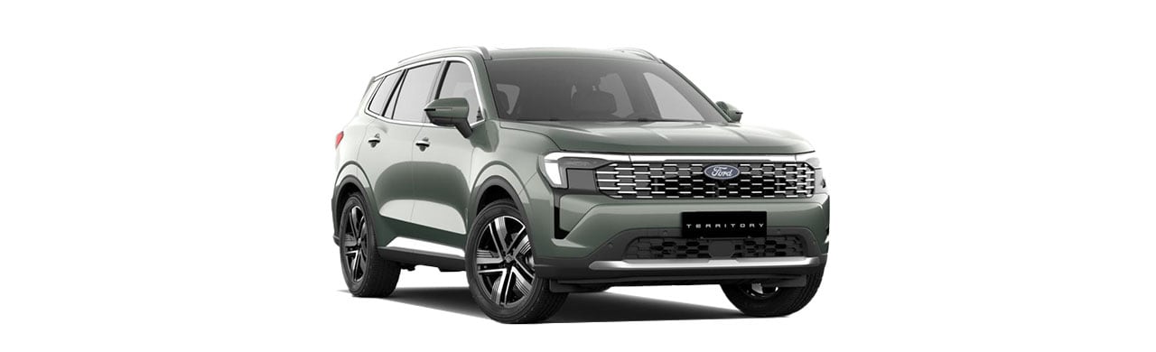 Ford Territory HEV 2026, Camioneta SUV Híbrida de Gran Equipamiento y Tecnología Color Verde Oasis