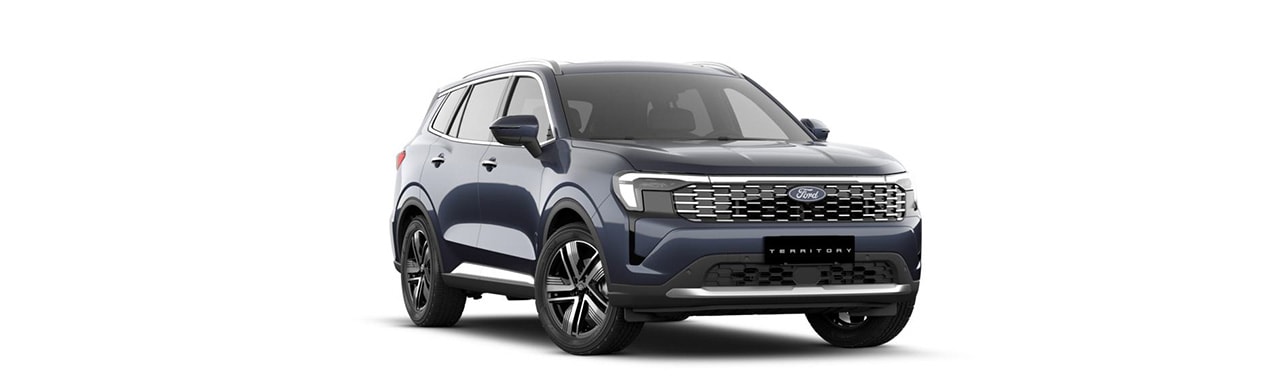 Ford Territory HEV 2027, Camioneta SUV Híbrida de Gran Equipamiento y Tecnología Color Azul Nocturno