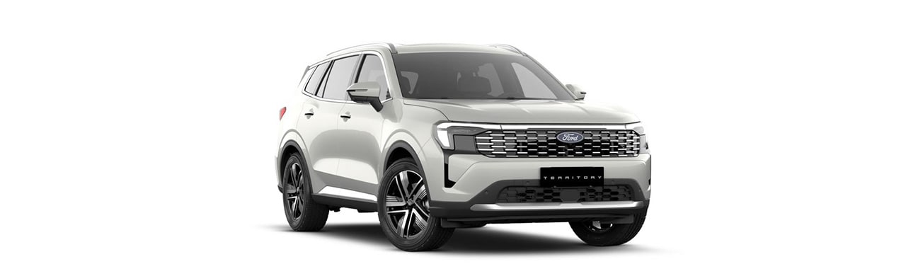 Ford Territory HEV 2027, Camioneta SUV Híbrida de Gran Equipamiento y Tecnología Color Blanco Perla
