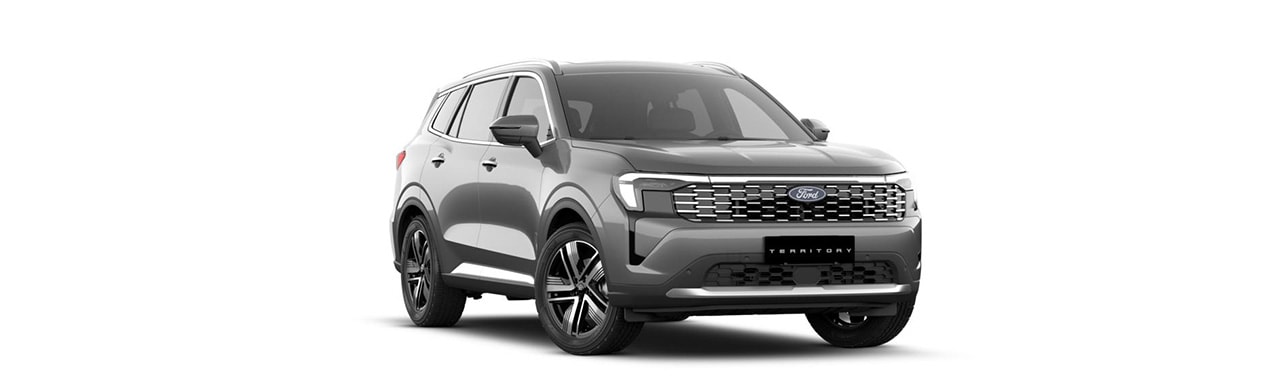 Ford Territory HEV 2027, Camioneta SUV Híbrida de Gran Equipamiento y Tecnología Color Gris Brillante