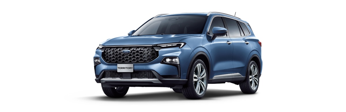 Ford Territory 2023 la Nueva Camioneta SUV de gran Comodidad y Tecnología en Color Azul Profundo