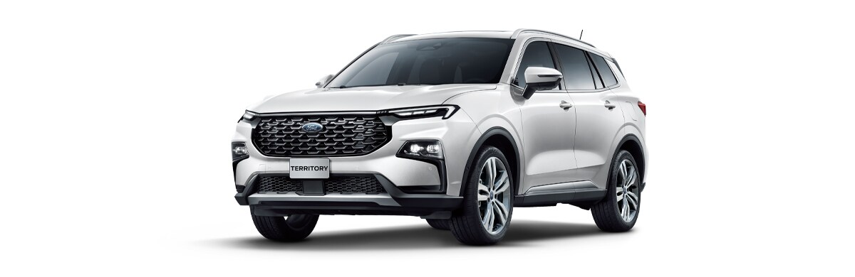 Ford Territory 2023 la Nueva Camioneta SUV de gran Comodidad y Tecnología en Color Blanco Metálico