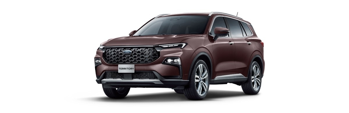 Ford Territory 2023 la Nueva Camioneta SUV de gran Comodidad y Tecnología en Color Café Caoba