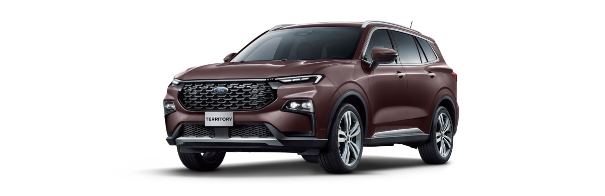 Ford Territory 2023 la Nueva Camioneta SUV de gran Comodidad y Tecnología en Color Café Caoba