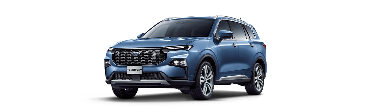 Ford Territory 2024 la Nueva Camioneta SUV de gran Comodidad y Tecnología en Color Azul Profundo