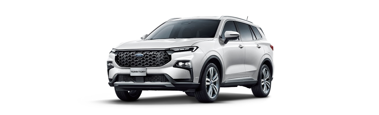 Ford Territory 2024 la Nueva Camioneta SUV de gran Comodidad y Tecnología en Color Blanco Metálico