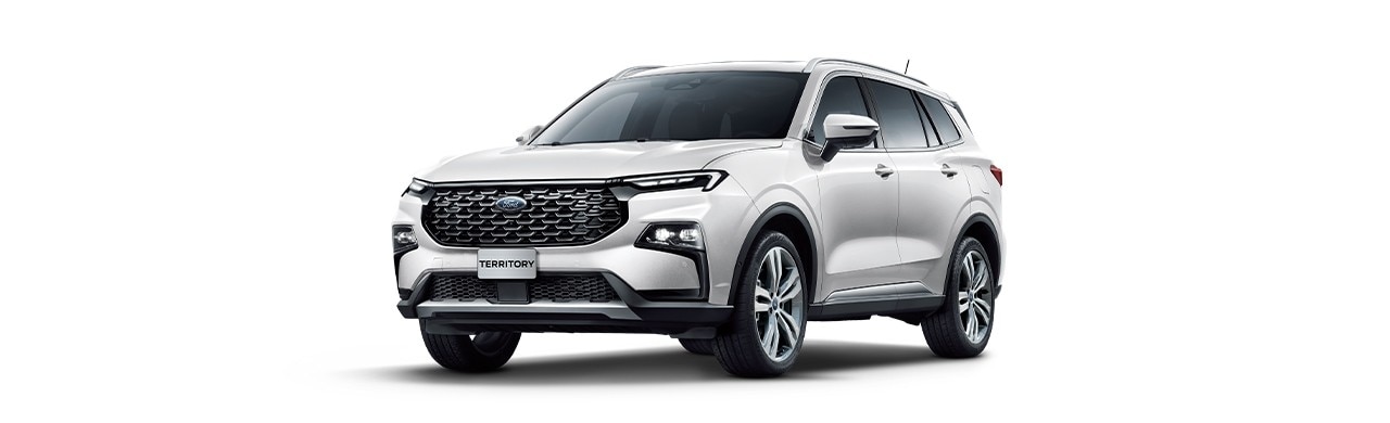 Ford Territory 2024 la Nueva Camioneta SUV de gran Comodidad y Tecnología en Color Blanco Perla