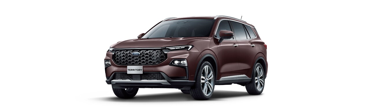 Ford Territory 2024 la Nueva Camioneta SUV de gran Comodidad y Tecnología en Color Café Caoba