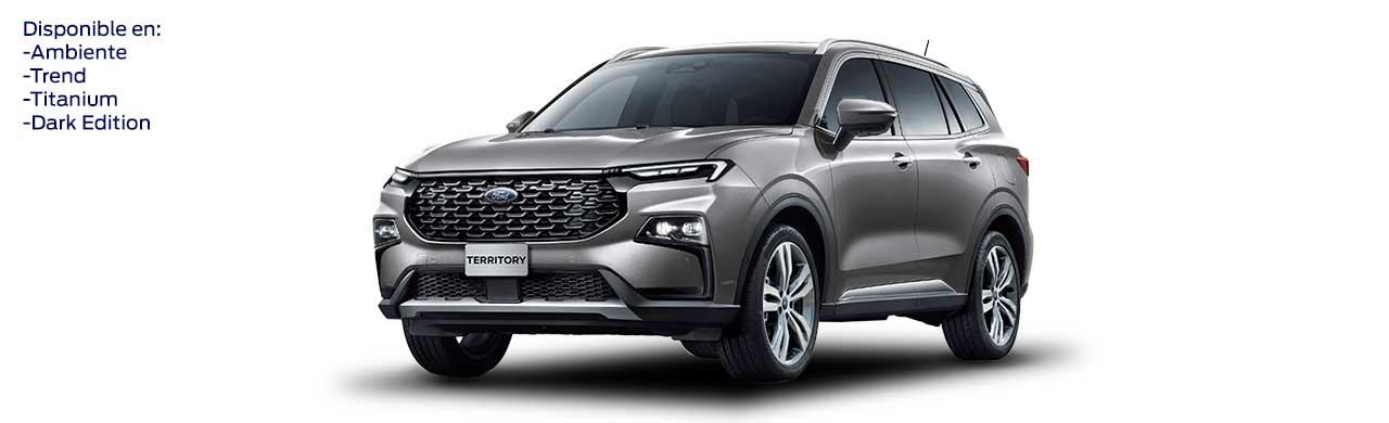 Ford Territory 2025, Camioneta SUV de Gran Equipamiento y Tecnología Color Gris Brillante