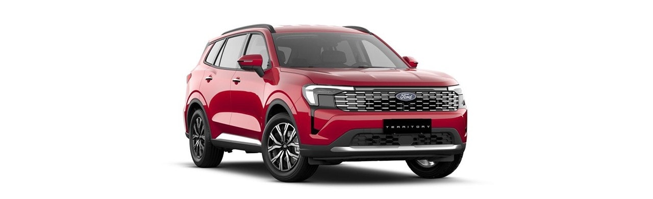 Ford Territory 2026, Camioneta SUV de Gran Equipamiento y Tecnología Color Rojo Rubí